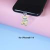 Cute Little Frog Phone Dust Plug Pendant for iPhone Samsung Xiaomi Type-C/iOS Interface Cell Dust Plug Accessories2