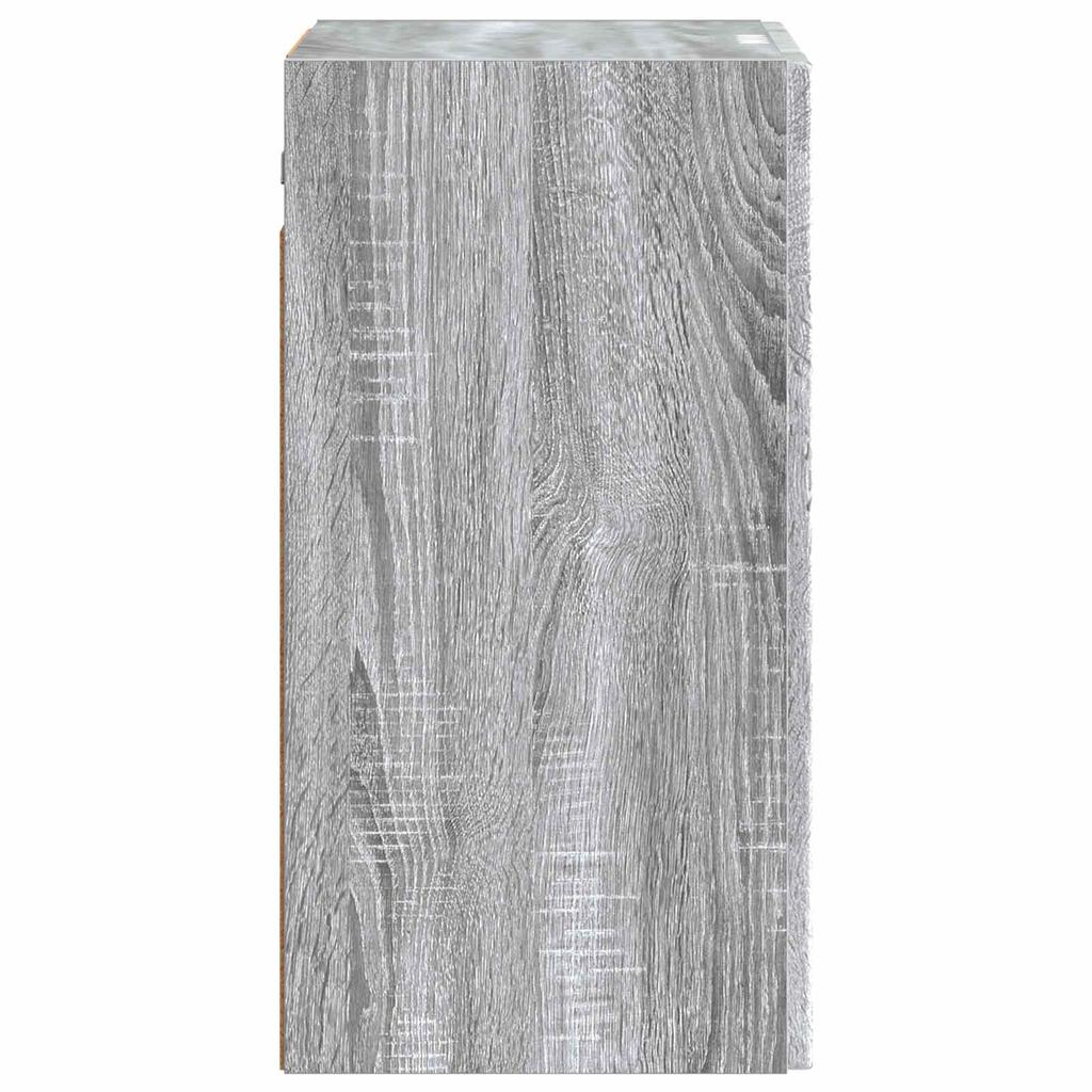 Wall Mounted Cabinet Grey Sonoma 59 x 31 x 60 cm Particleboard