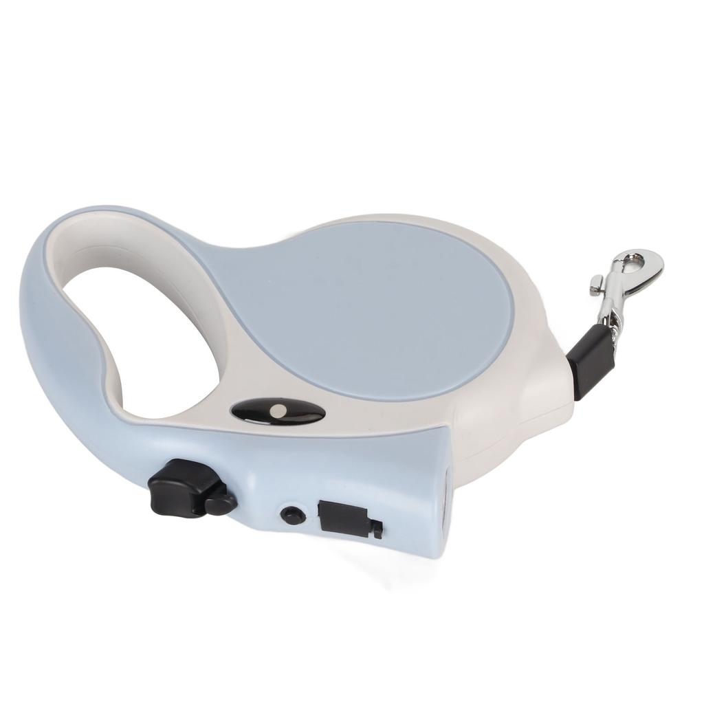 Retractable Dog Leash Safe Ergonomic Handle Automatic Pet Traction Rope with Flashlight for Puppy