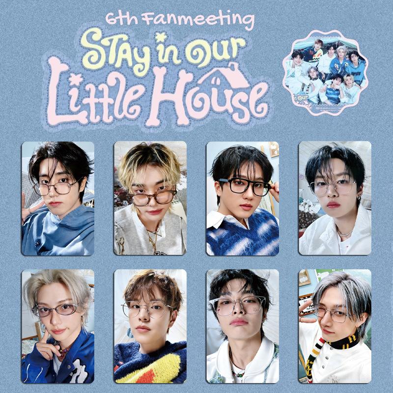 8 шт. K-pop Stray Kids Ломо-карточки "Stay In Our Little House" Еженедельные маленькие карточки Полные карточки Феликс Окружающая область
