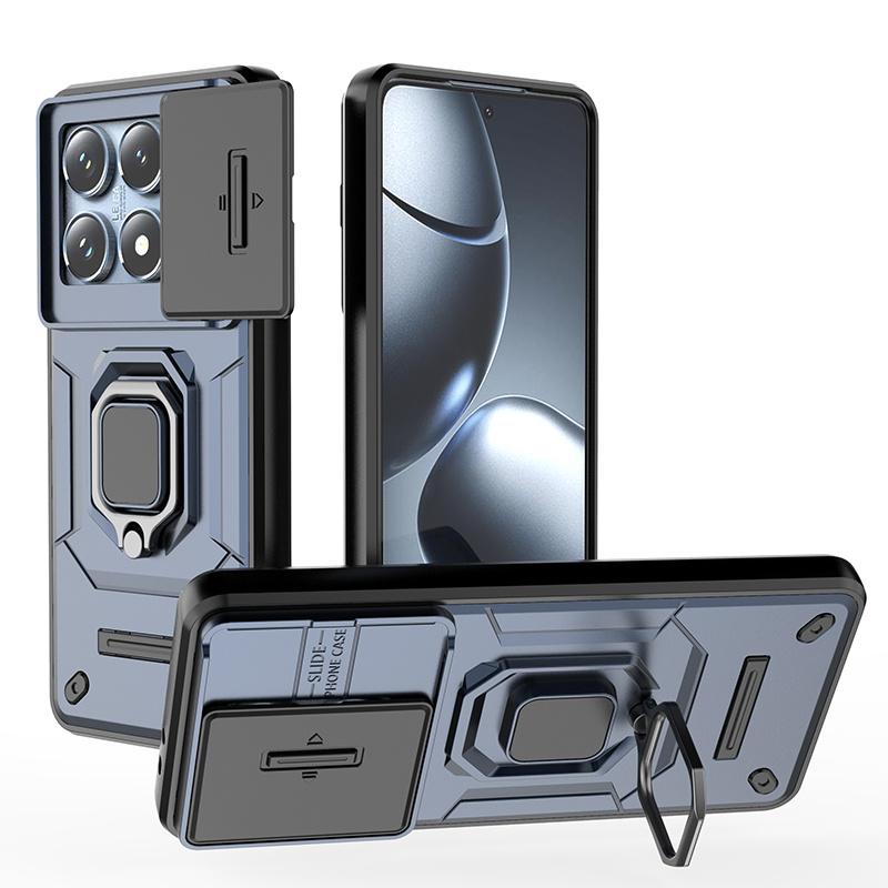 Для Xiaomi 14T Pro 5G чехол автомобильный магнитный кольцо подставка бронированные чехлы для телефонов для Xiomi Mi14T 14 T 14TPro T14 5G противоударный задний чехол