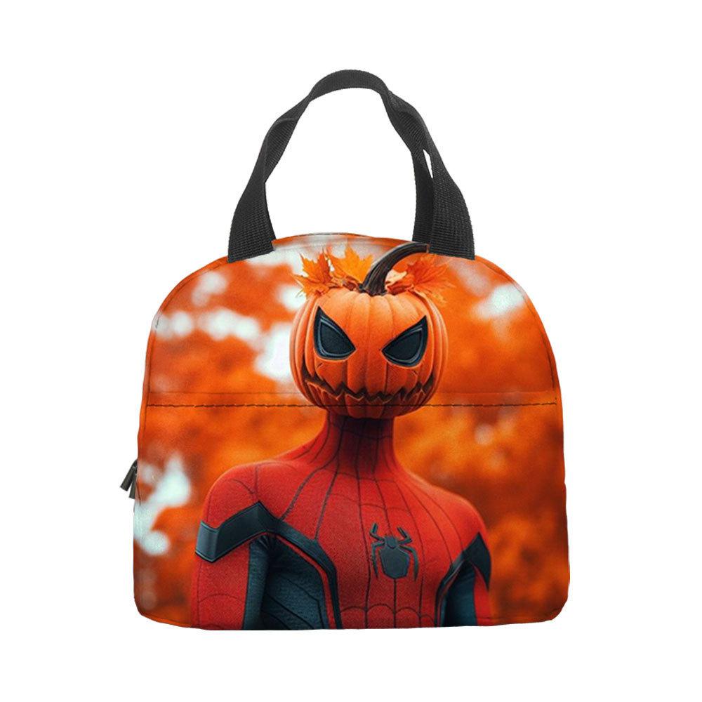 Spider-Man Handheld Bento Bag Insulation Bag Lunch Box Bag Lunch Bag with Lunch Bag Lunch Box Storage Bag