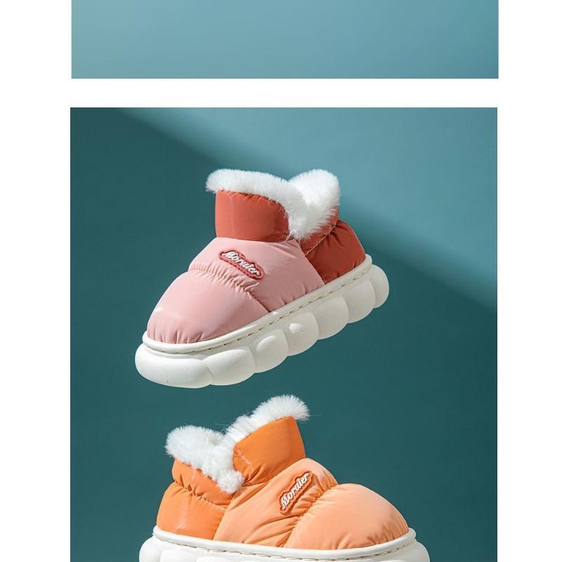 Детская домашняя обувь на толстой подошве с противоскользящим покрытием