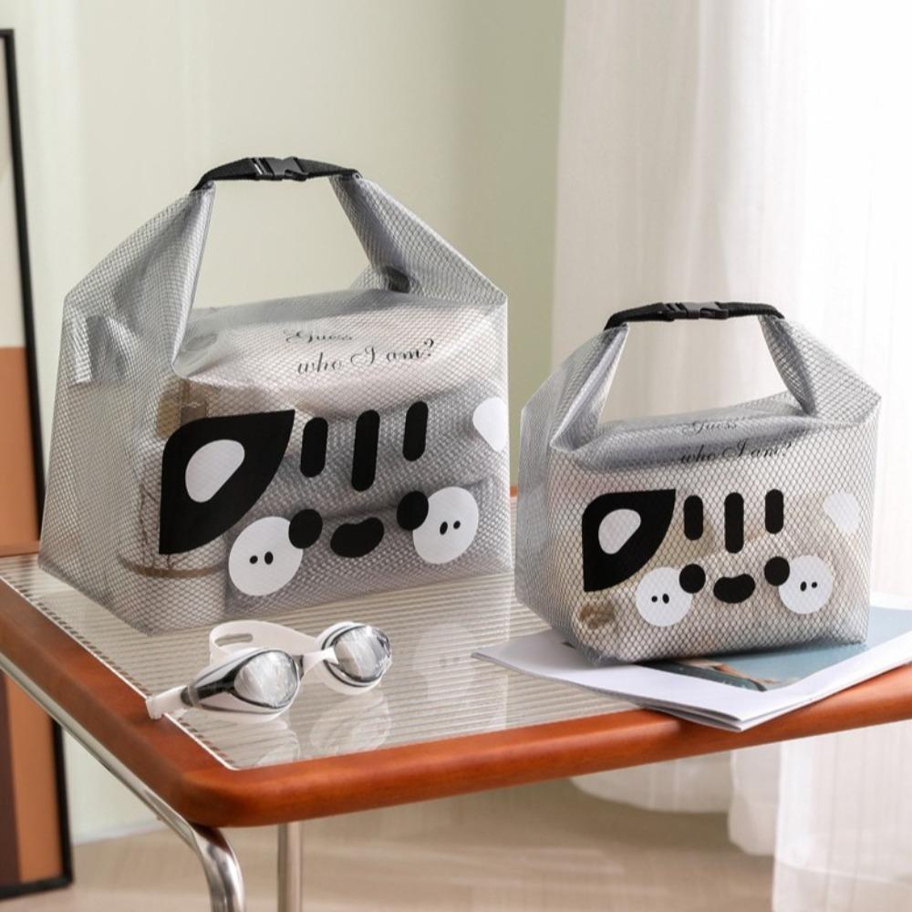 Mesh Travel Toiletry Bag Waterproof Cosmetic Storage Bag Portable Cosmetic Container  Fitness