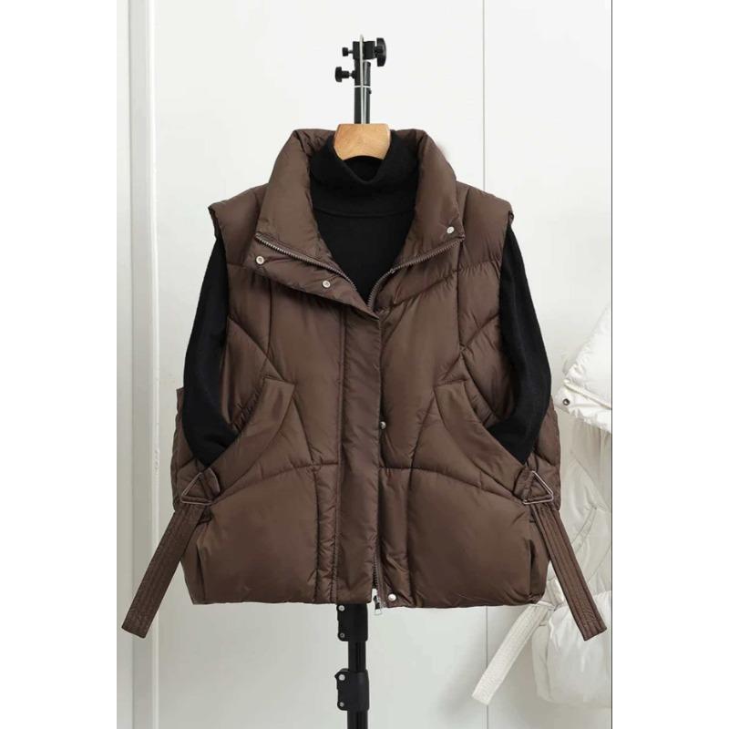 Women S Short Padded Cotton Vest Loose Casual Outerwear
