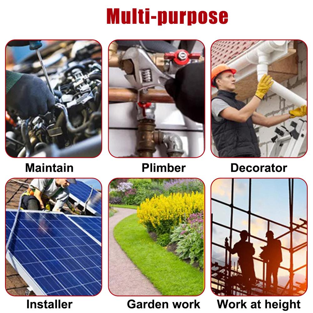 Multiple Pocket Tool Waist Pack Waterproof Holster Power Tool Electrician Toolkit Drill Waist Bag Screwdriver Hardware Organizer