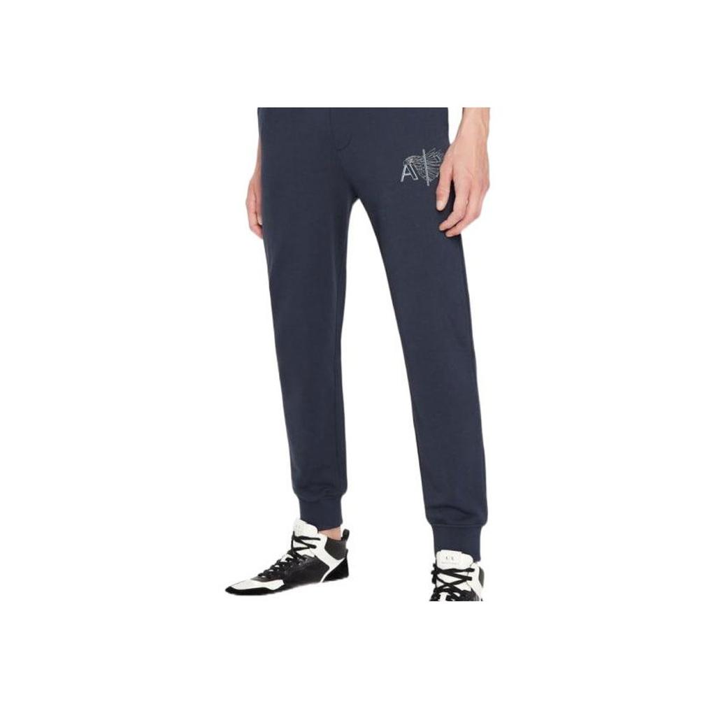 Armani Exchange Осень/Зима 22 Однотонные Повседневные Спортивные Брюки из Трикотажа с Принтом Букв Мужские Брюки 6LZPHG-ZJ6RZ-1510