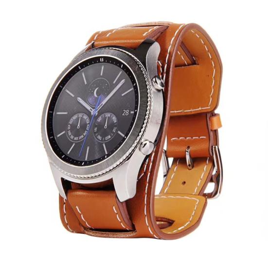 Сменный браслет из натуральной кожи для ремешка Samsung Watch Gear S3 Frontier