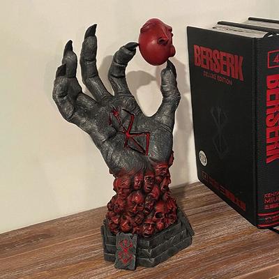 Безумный Бог Мрачный Жнец Правая Рука Дьявола Берсерка Череп Руна Декоративные Фигурки Изделия Из Смолы Аксессуары Страх Украшение Дома