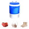 Portable Small Washing Machine, Mini Compact Single Tub Washer with Spin Cycle Basket Drain Hose for Camping Apartments Dorms