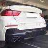 BMW X4 F26 Карбоновый 3D Задний Бампер-Диффузор Накладка Аксессуар для Обвеса Кузова