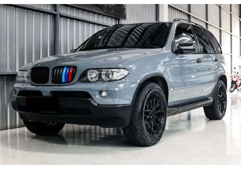 Совместимо с передним бампером BMW X5 E53 1999-2006, решетка вентиляционного отверстия "двойные почки"