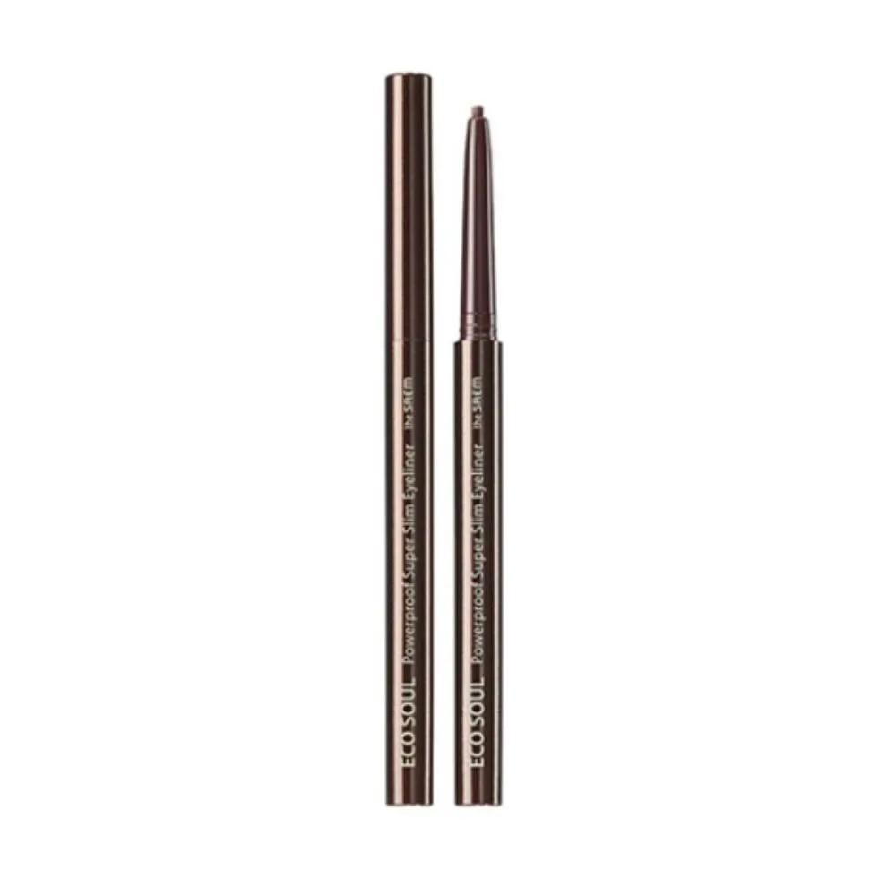 The Saem Eco Soul Slim Eyeliner BR05 Choco Brown x2
