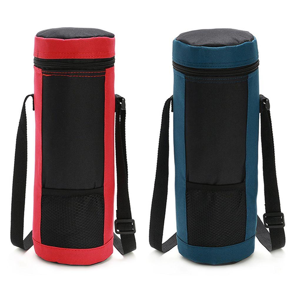 Practical Insulated Camping Hiking Water Bottle Pouch Tote Bag High Capacity Outdoor Traveling