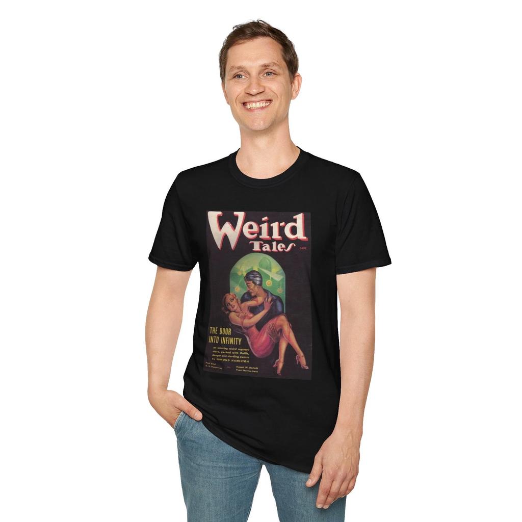 Weird Tales Ccomic Book Cover T-Shirt, Unisex Retro Tee, Gift 1930s