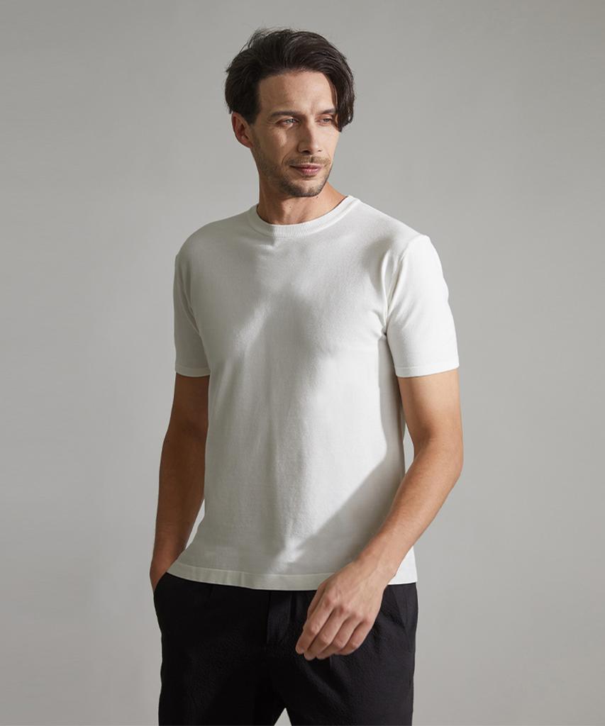 BIRBANTE Cool Mellow Crewneck Knit - Ivory