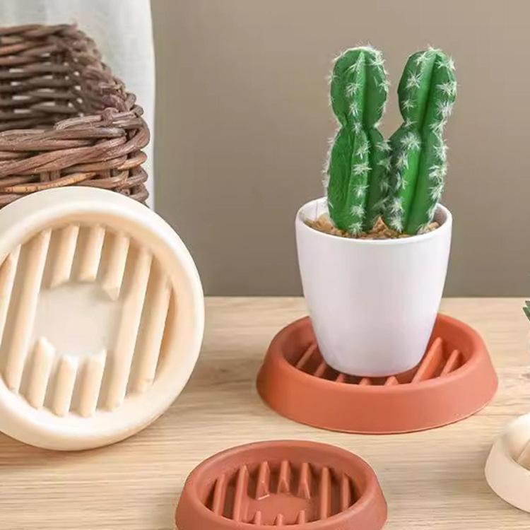 Small Succulent Planter Saucer: Anti-Root Rot Water Catcher & Drainage Tray
