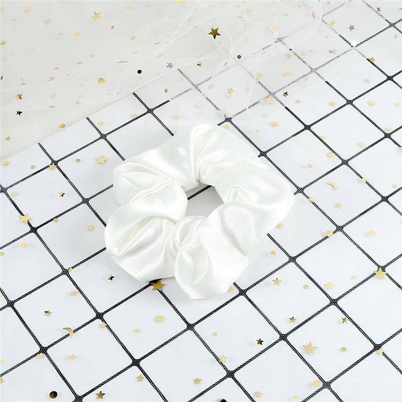 60 Styles Women Girls Satin Scrunchie Candy Color Hair Ties Rope Elastic Fashion Hair Bands Vintage Simple Hair Accessories Gift