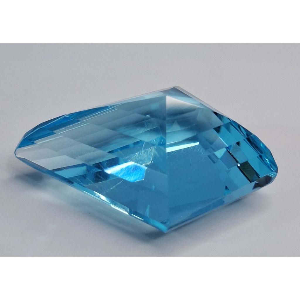 Natural Sky Blue Topaz Fancy Cut 46-48 Ct Stunning Certified Loose Gemstone