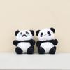 Cute And Cuddly Panda Plush Toy Keychain Soft Pp Cotton Stuffed Animal Doll