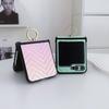 Подходит для чехла на мобильный телефон Samsung Z Flip5 P50 Pocket с бриллиантовым плетеным кольцом, противоударный чехол n2 flip