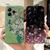 Для Xiaomi Redmi Note 14 5G Элегантный чехол для телефона с принтом подсолнуха и тюльпана Для Redmi Note14 5G Мягкие силиконовые противоударные чехлы