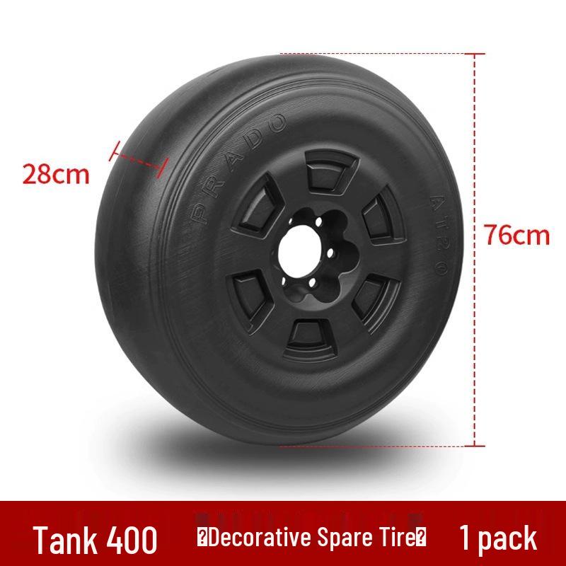 Чехол для запасного колеса Танк 400 Hi4T/Hi4Z: Оригинальный дизайн с подглядыванием в стиле мехи