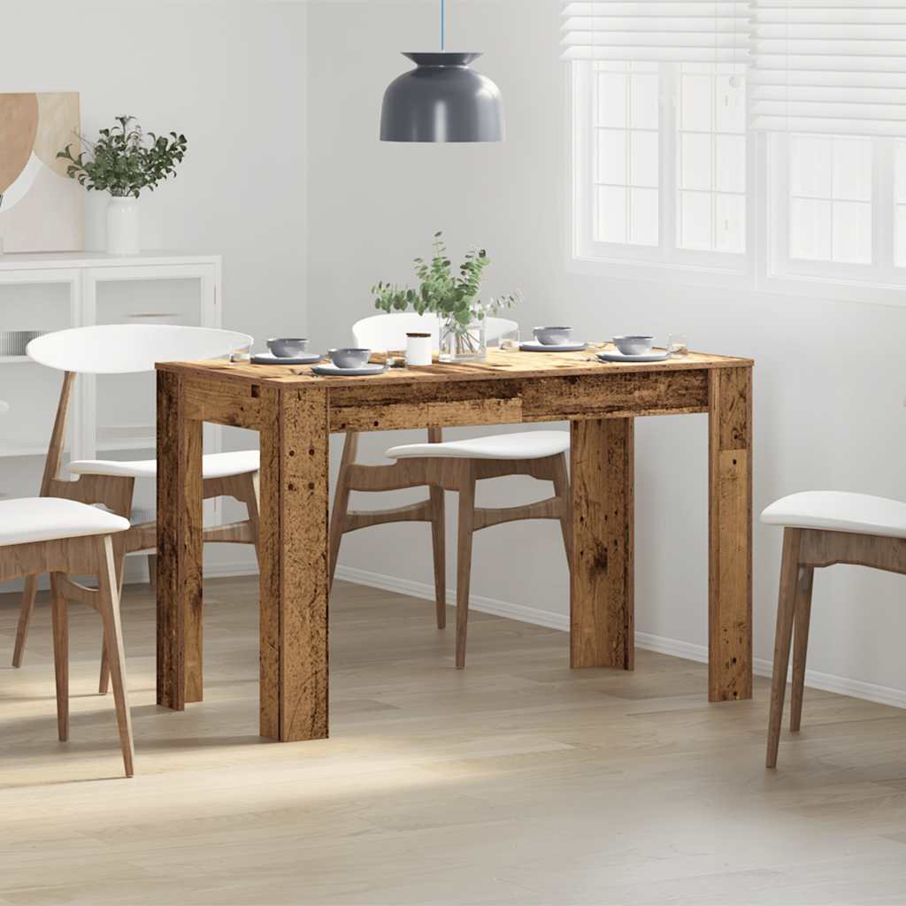Dining Table Vintage Wood Look 120 x 60 x 76 cm Engineered Wood