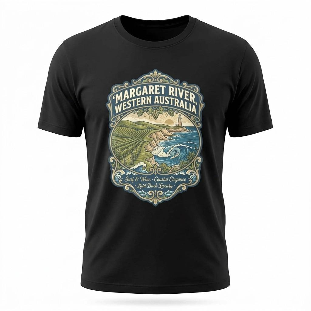 Margaret River Western Australia Graphic T-Shirt Unisex Travel Tee
