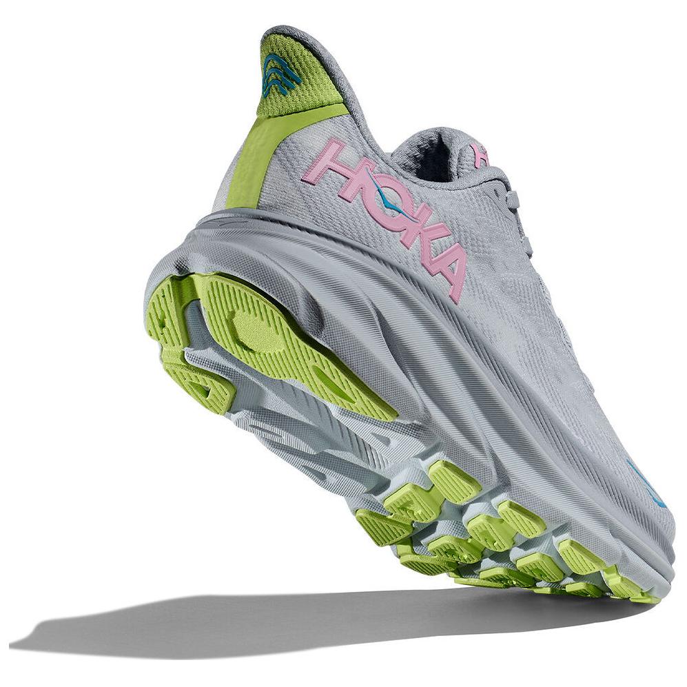 HOKA Clifton 9 Gull Sea Ice Женские Кроссовки Серые 1127896-GLLS