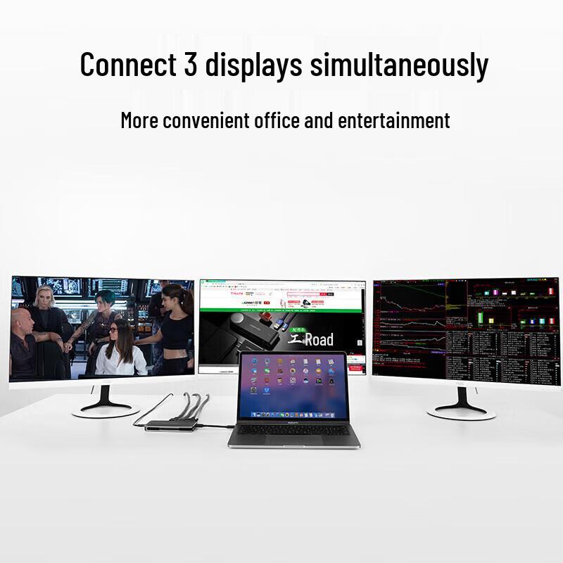 Ugreen Адаптер USB-C на HDMI VGA DP