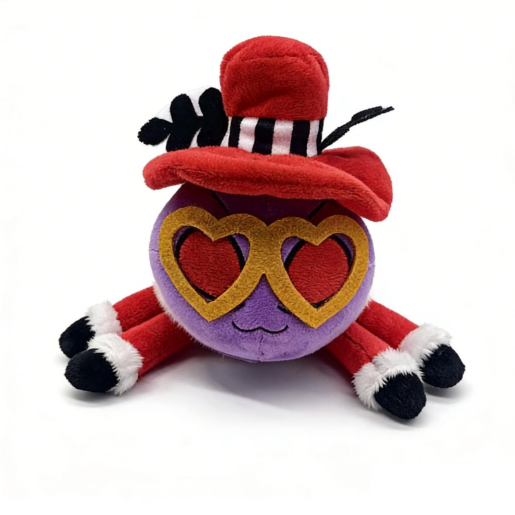 Hazbin Hotel Plush Toy Villain Leader Jester Stuffed Doll Collectible Gift