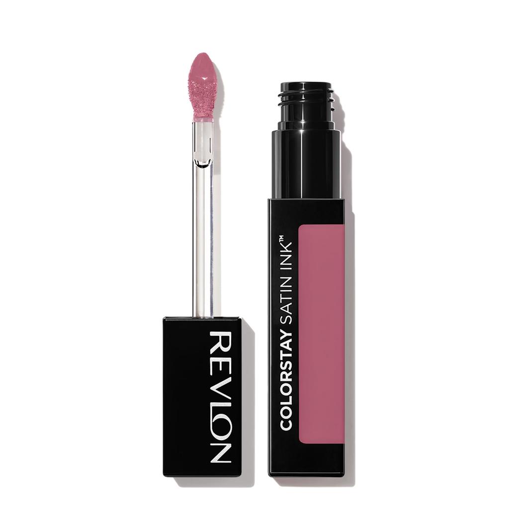 Revlon Color Stay Satin Ink 009 Speak Smoky Pink Жесткий-жесткий-яркий блеск Satin Matte 5 мл Lip Color Lipstick Up (Бревет) исчезать, переноситься,