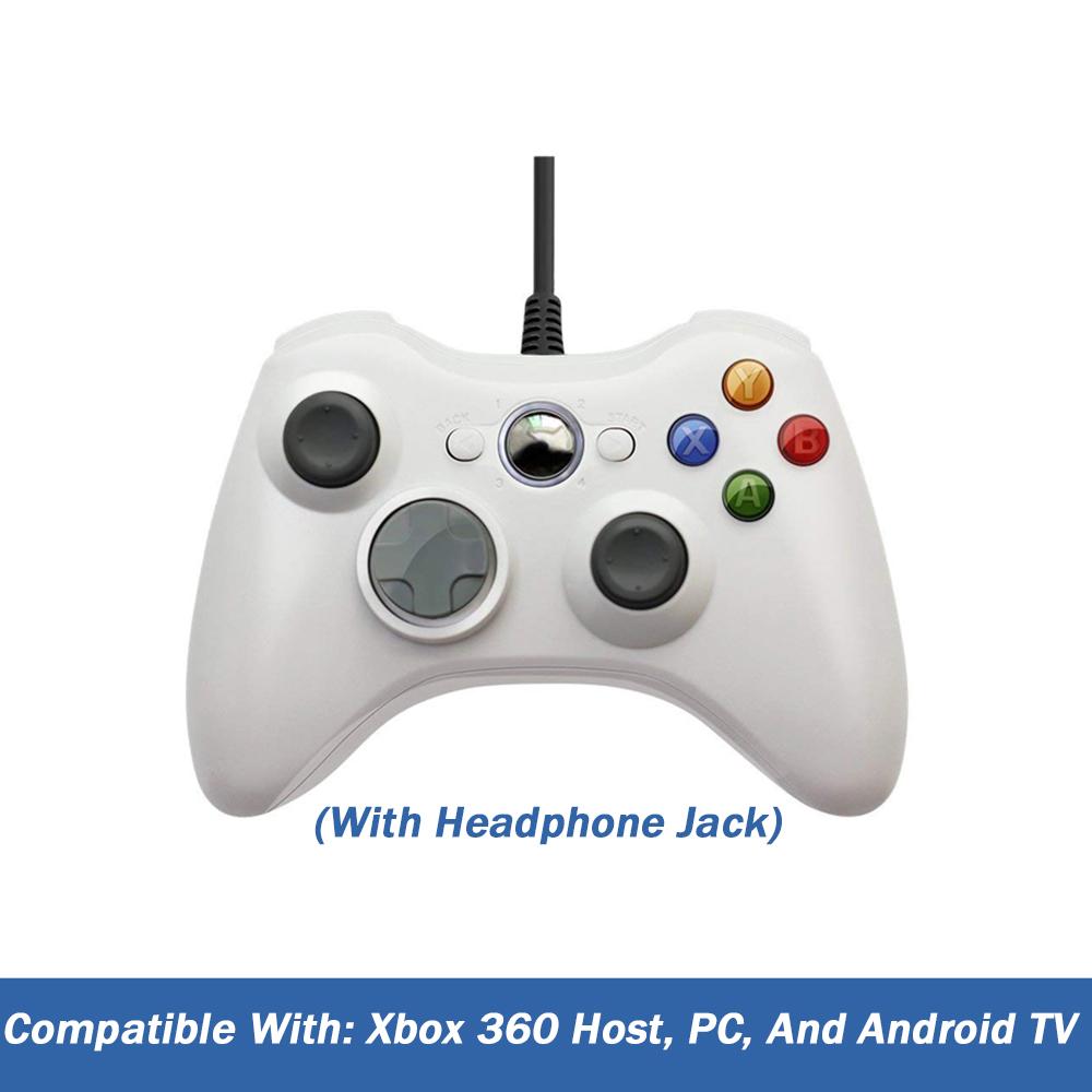 VAORLO Для Xbox 360/Slim Microsoft USB проводной контроллер ПК Android TV геймпад геймпад консоль проводной для XBOX 360 игровой джойстик