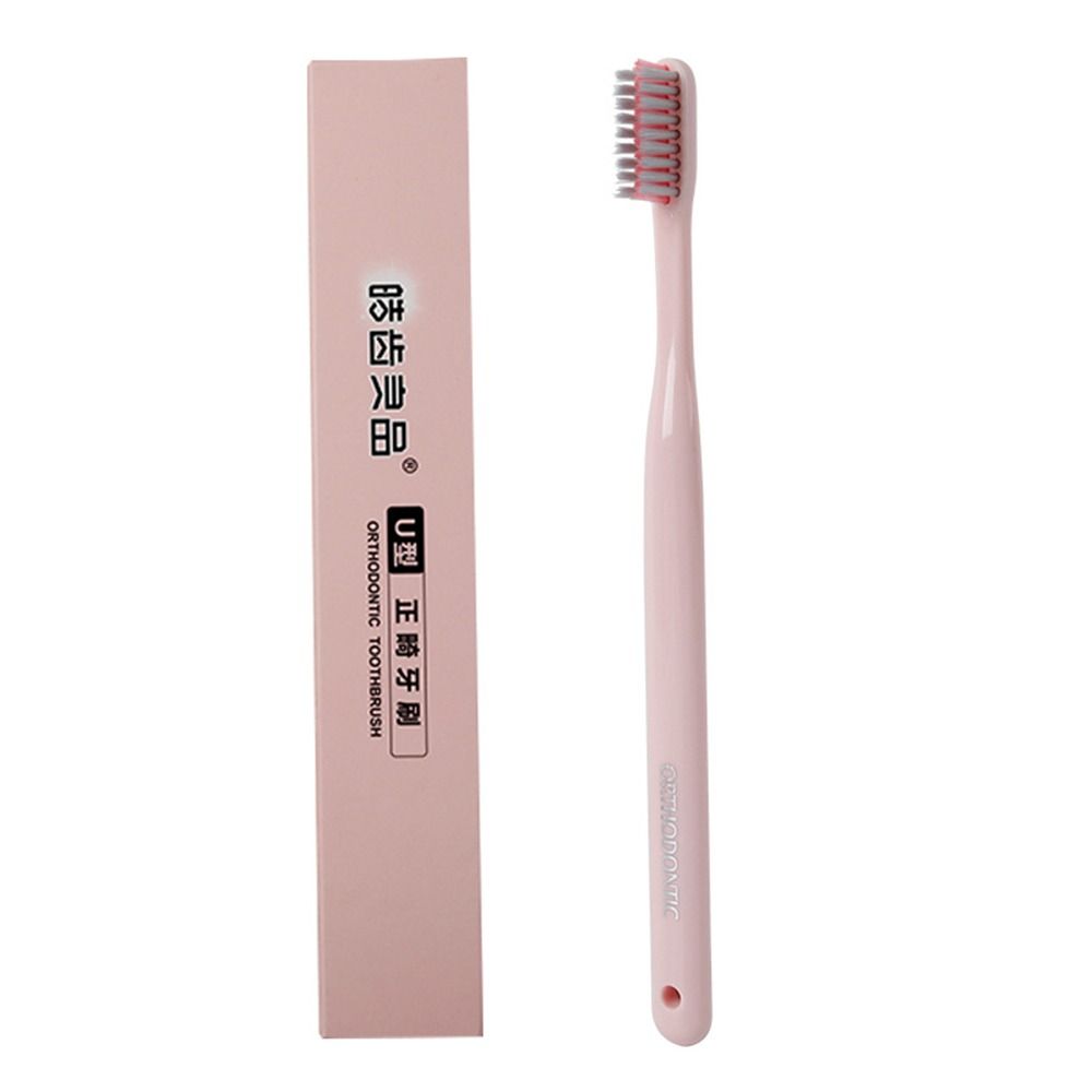 Зубная щетка для чистки зубов Ортодонтическая зубная щетка U-образная зубная щетка Стоматологическая зубная щетка