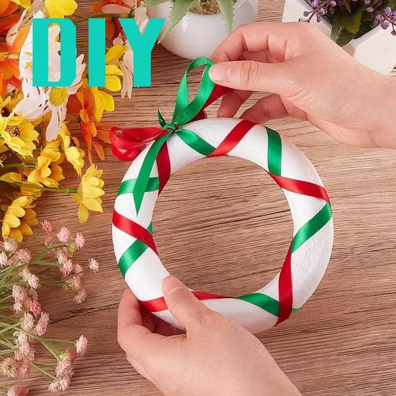 1PC DIY Model Wedding Party Decorations Polystyrene Foam Ring Festival DIY Supplies Round Ring ForDIY Crafts 5/7/8/10/12/15/20cm
