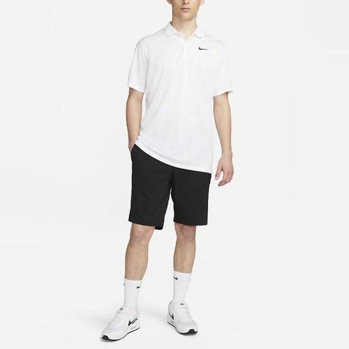 Nike Однотонная футболка-поло с коротким рукавом для гольфа, отводящая влагу, для мужчин