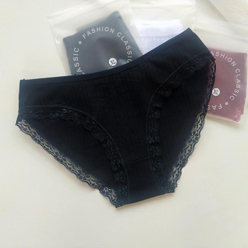Soft and Breathable High Quality Comfort Panties Summer Female Sexy Triangle Panties Female Mid-waist Ladies Panties Cotton Breathable Sexy Briefs