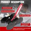 Brake Caliper Piston Compressor Tool, Brake Caliper Compression Tool Kit With 2 Hooks, Large Red Disc Brake Repair