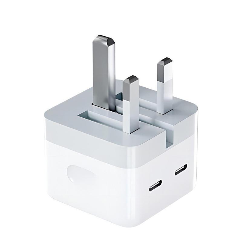 Зарядное устройство USB Type-C 50 Вт, двойное PD, портативное, USB-C, поддержка быстрой зарядки Type-C PD для iPhone 15 14 13 12 Pro Max 11 X, планшета