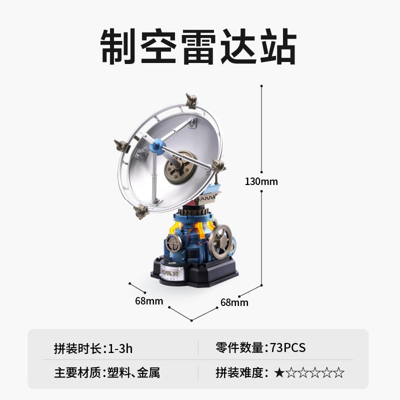 In Stock New Industrial City Leonardo Da Vinci Flying Machine Assembly Model DIY Building Block Toy for Boys 3D Puzzle