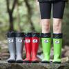 Men's and Women's Fashionable Rain Boots Japanese Style Rain Boots Outdoor Waterproof Hiking Water Shoes Wear-resistant High Boots