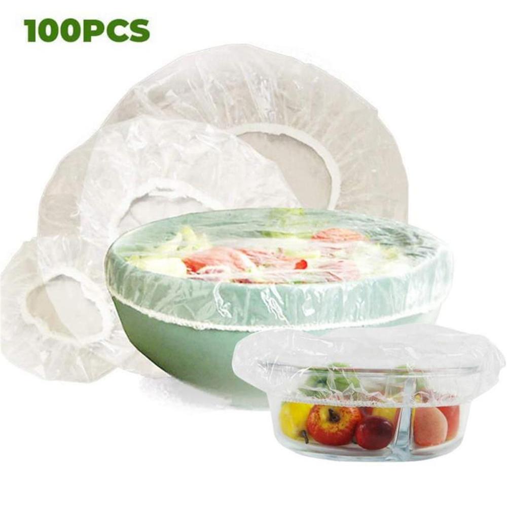 Round Square Bowls Elastic Plate Covers Silicone Lid Bowl Cover Food Storage Covers Saran Wrap
