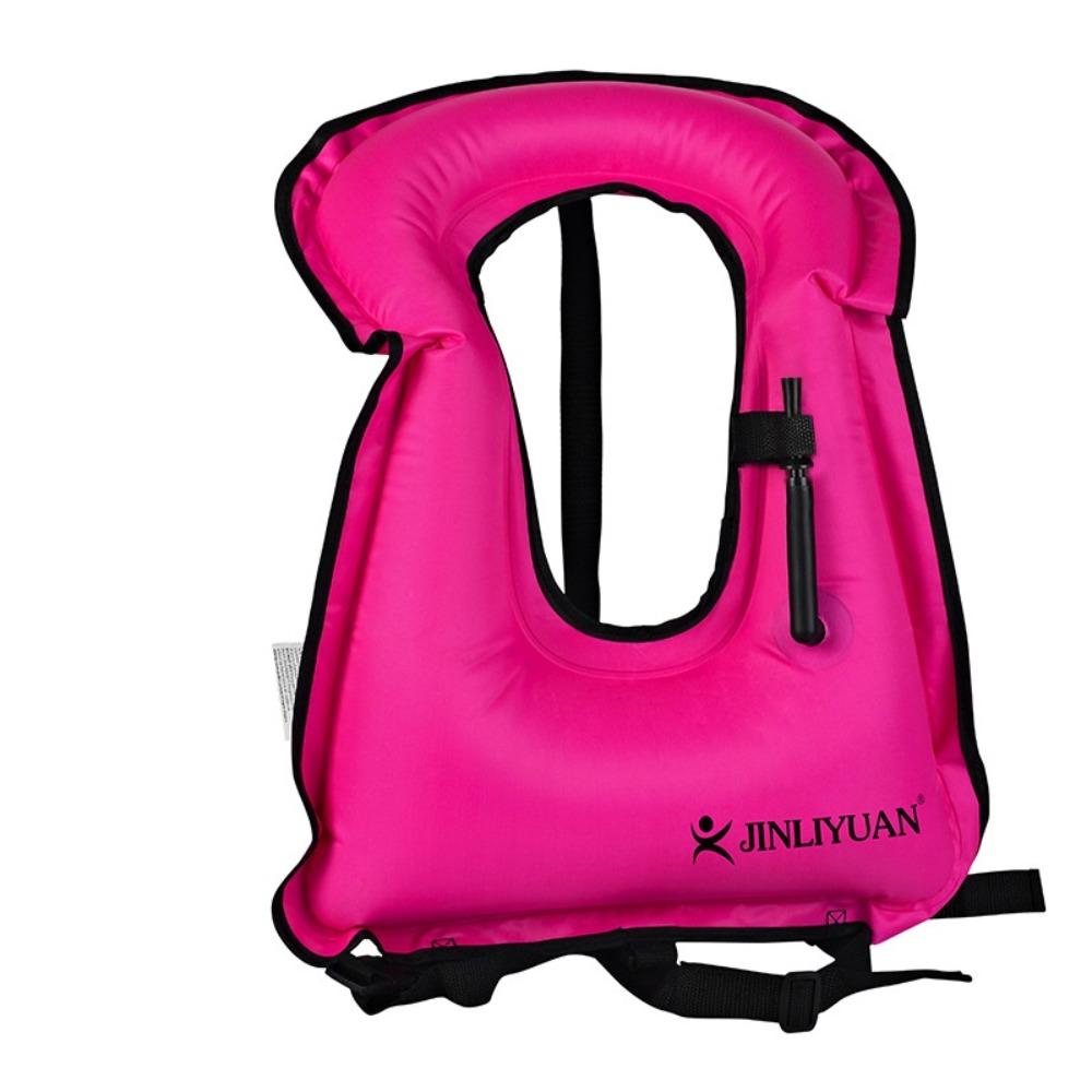 Inflatable Inflatable Swim Vest Diving Snorkeling Outdoor Safety Swimming Jackets Lightweight Adjustable Swim Life Saving Vest