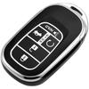 Подходит для брелка Honda (с цепочкой ключей), совместим с Accord Civic CR-V HR-V Passport Premium TPU брелок