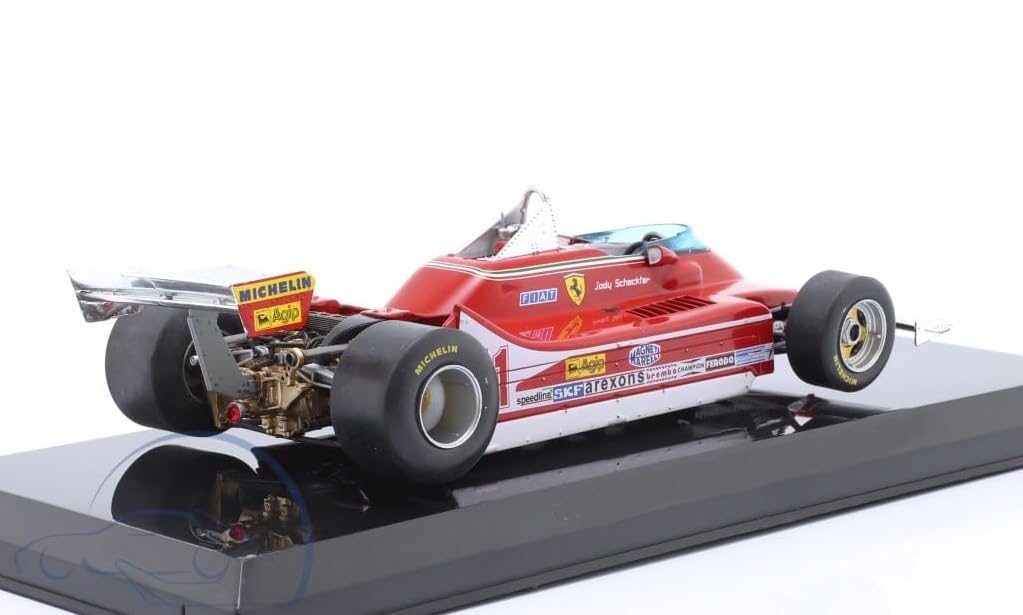 F1 Джоди Шектер Миниатюрная модель Ferrari 312T4 ДЖОДИ ШЕКТЕР Чемпион мира 1979 Блистерная упаковка Товар 1/24 [Б/У]