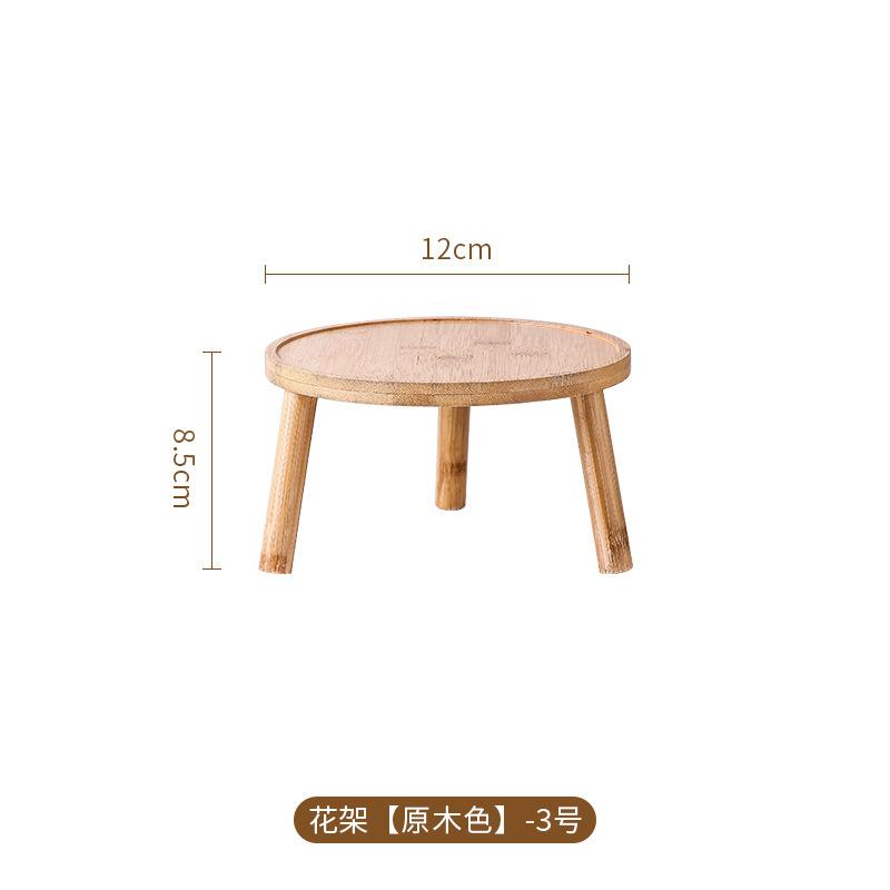 Внутреннее украшение одноэтажной гостиной из массива дерева, подставка для цветов на балконе, мясистая подставка для цветочного горшка, основа для бонсай