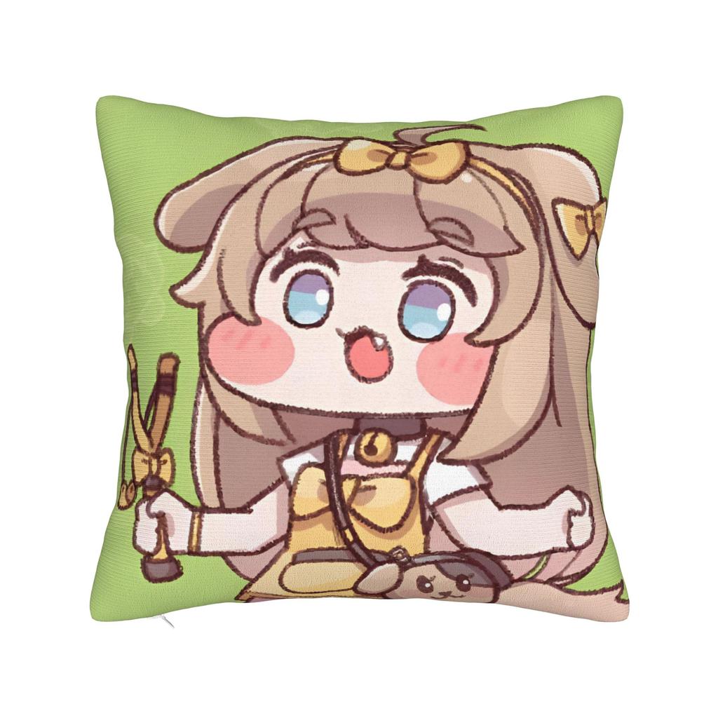 Trickcal CChibi Go Games Pillowcase Accessories Printing Cushion Cover Decorations Pillow Case Cover Bedroom MultiSize