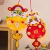 Luminous Snake Year Lantern Handmade Lantern Material Package  Kindergarten