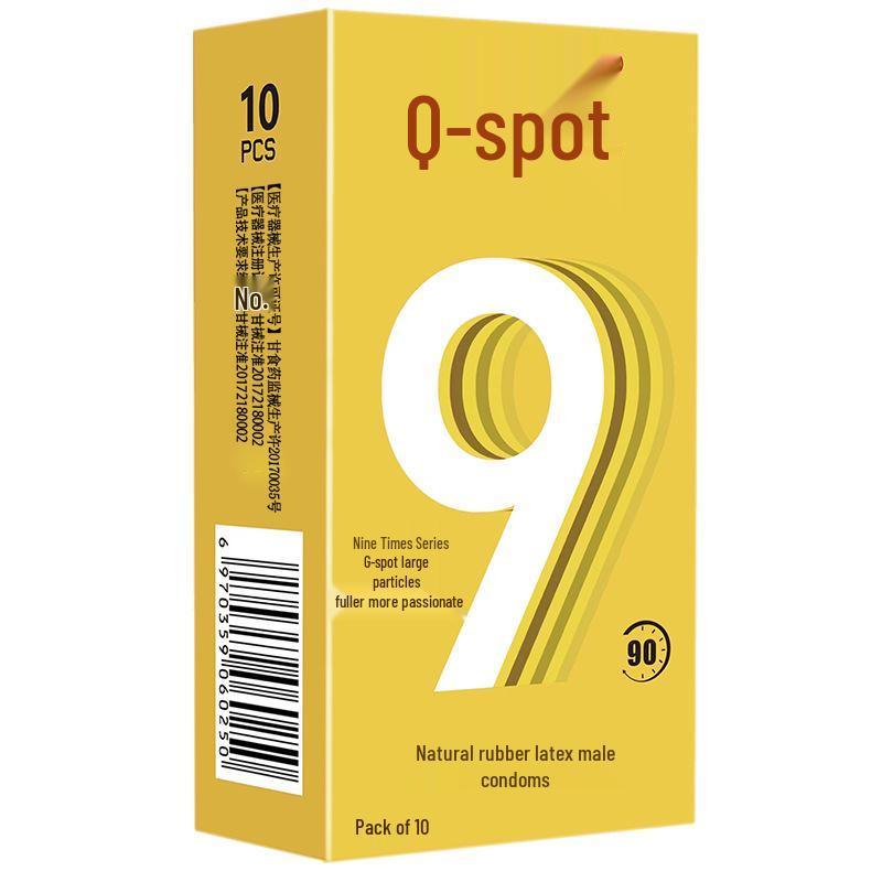 Q-point Ультратонкие Гиалуроновые 001 Долгоиграющие Гранулированные Презервативы - Оригинальные, Безопасные, Для Естественного Введения